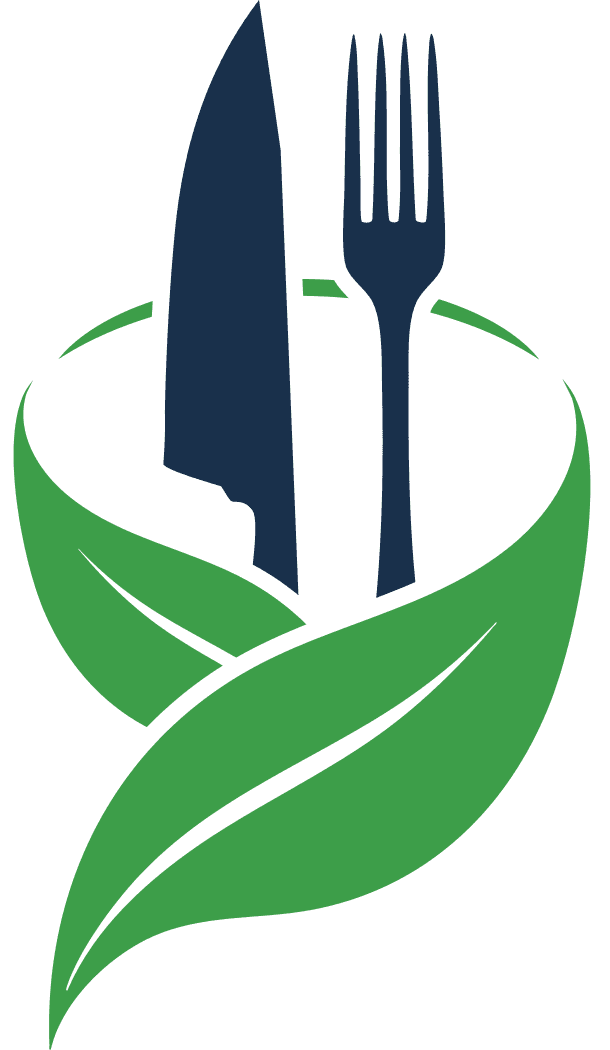 Kinetic Kitchen leaf, knife and fork icon